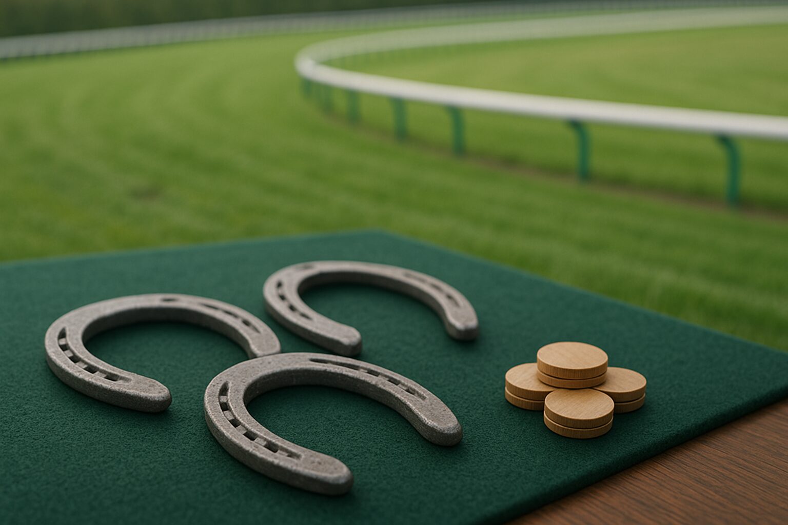 ワイド流し点数を象る蹄鉄と駒