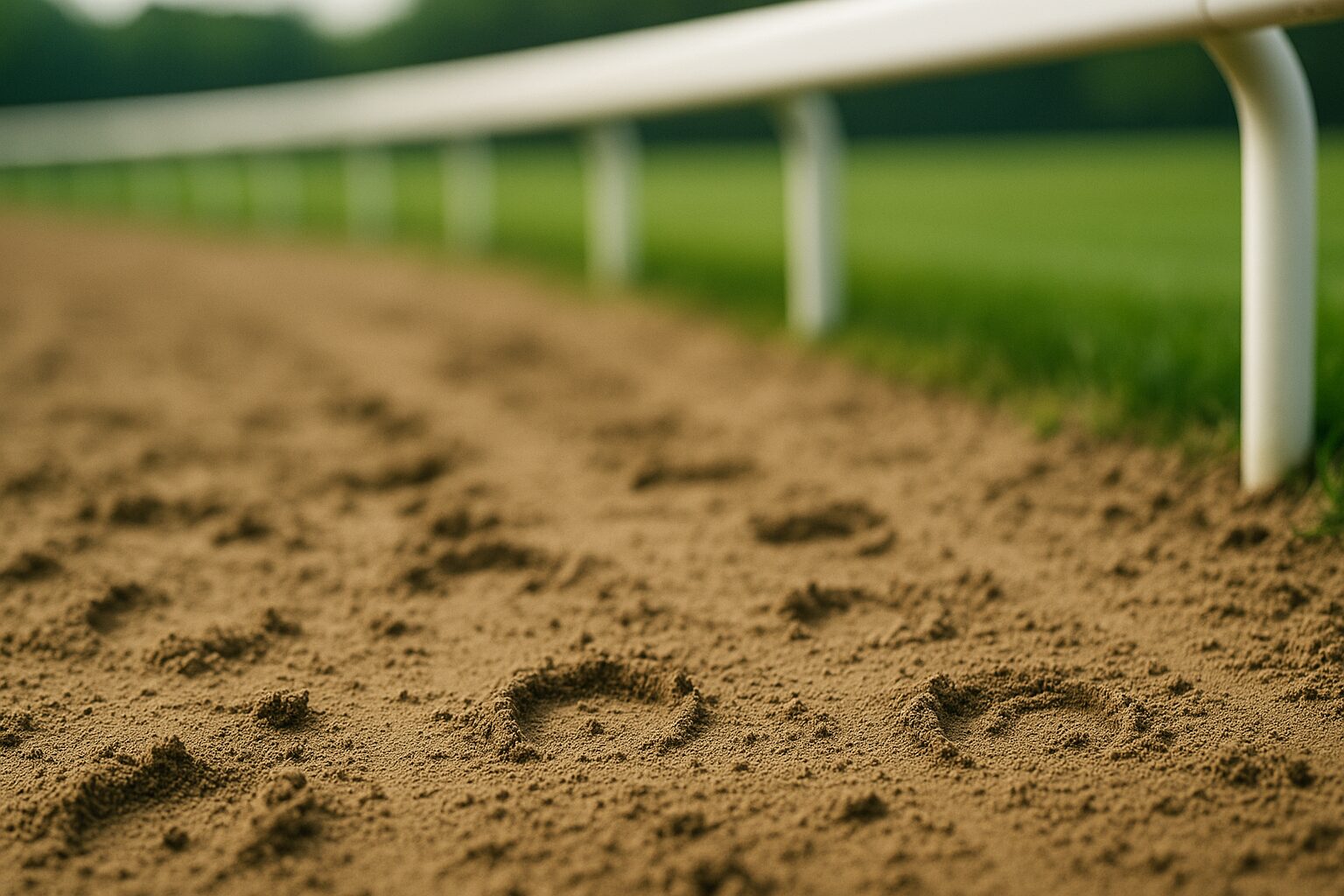 競馬大穴とはを意識した内柵沿いの砂馬場