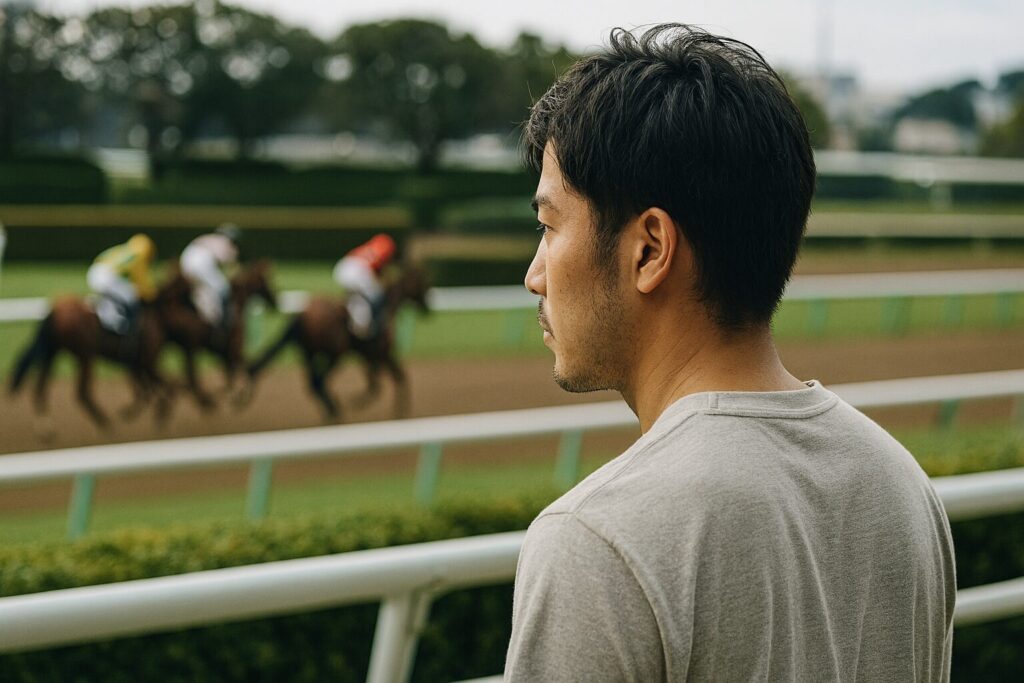 競馬ヒモとはを示す芝と巻き紐