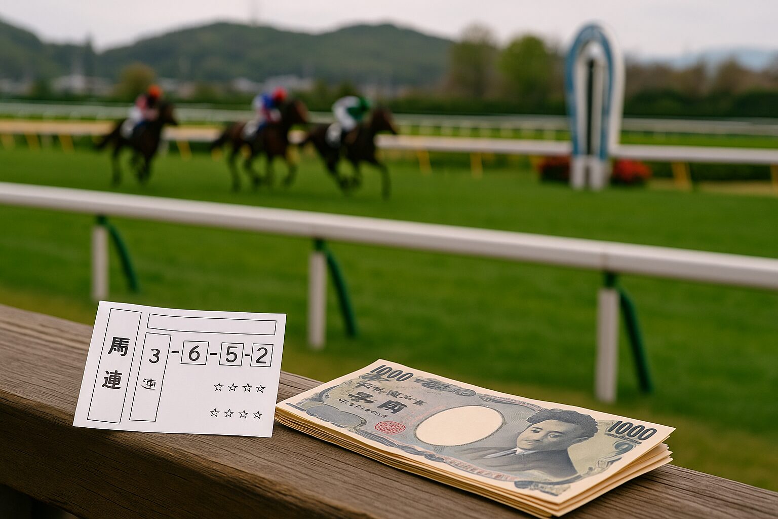 競馬のヒモで3着を予想している