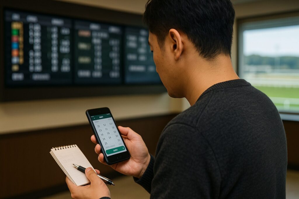 合成オッズ計算の仕組みを図解で説明するイメージ