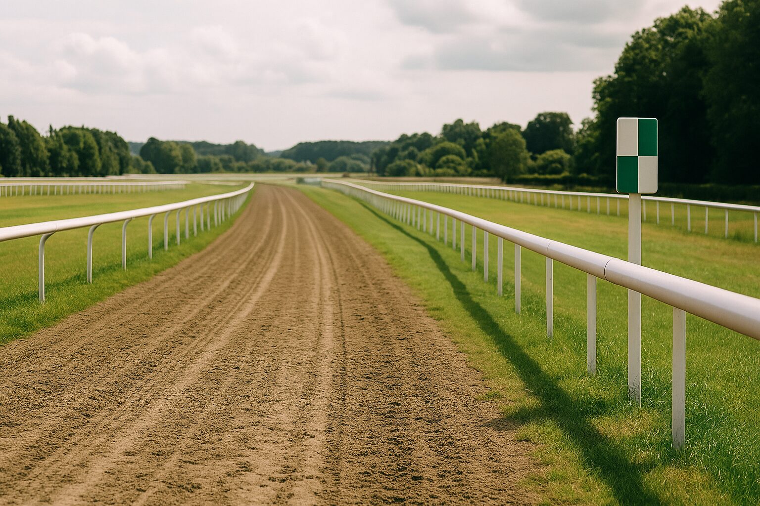 長距離競馬の芝コースと自然光