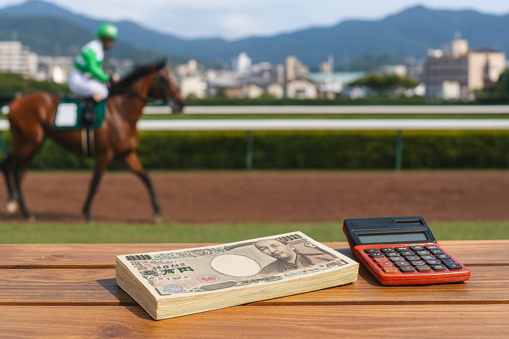 競馬で年間収支プラスを目指す考え方を象徴する馬のシーン