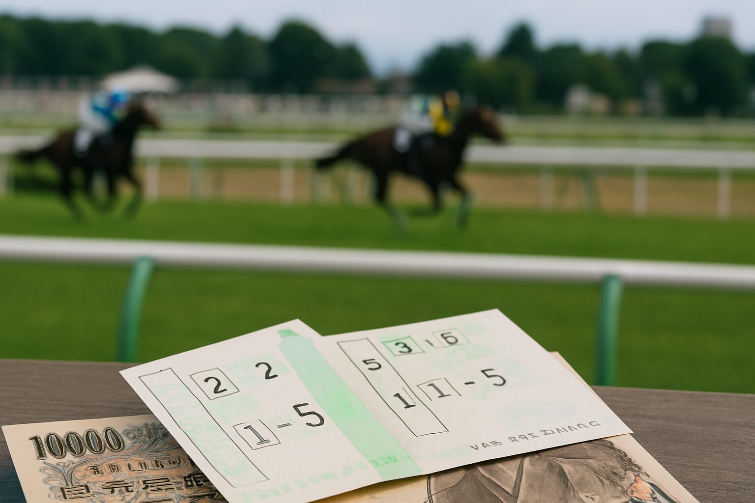 単勝2点ワイド1点を象徴する芝コース