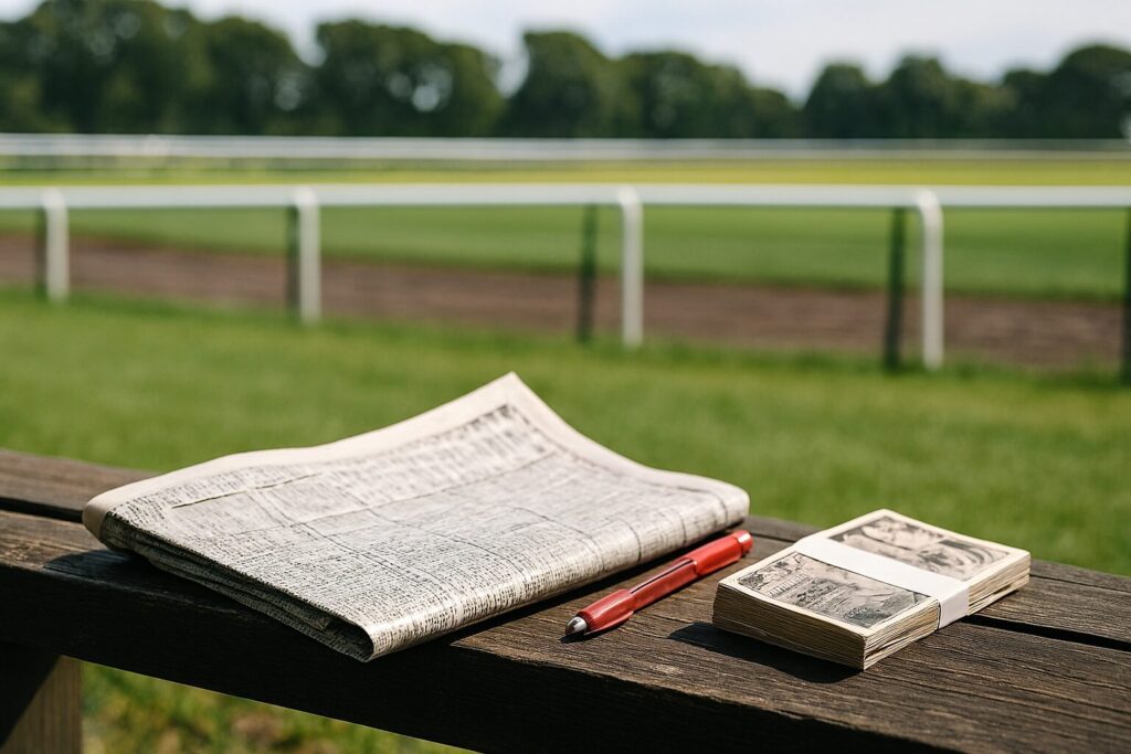 競馬必勝法新聞だけで勝つ方法の基本と考え方を示す競馬新聞の紙面