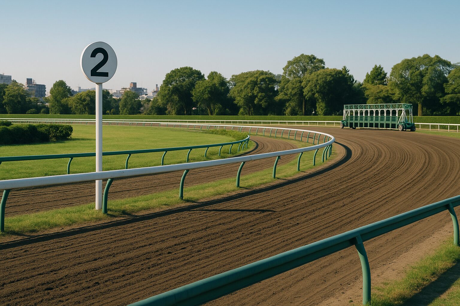 競馬中距離何メートルの参考となる走路