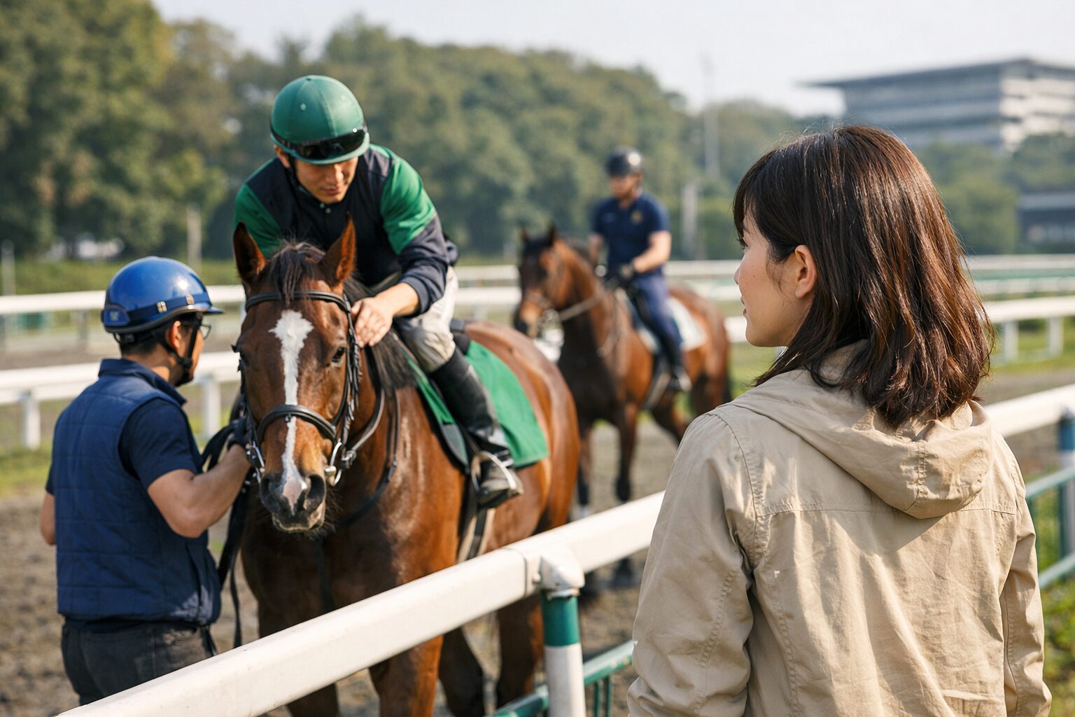 日本人女性騎手が競馬で折り合い重視