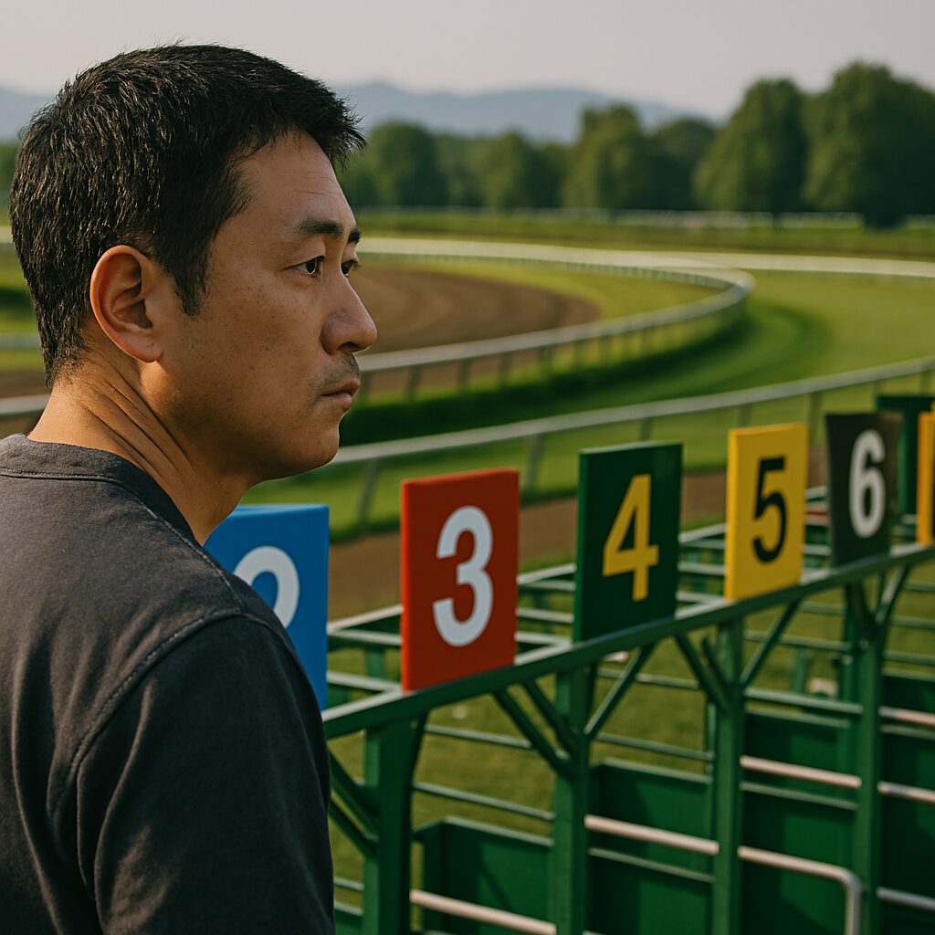 日本人男性が見る競馬枠順