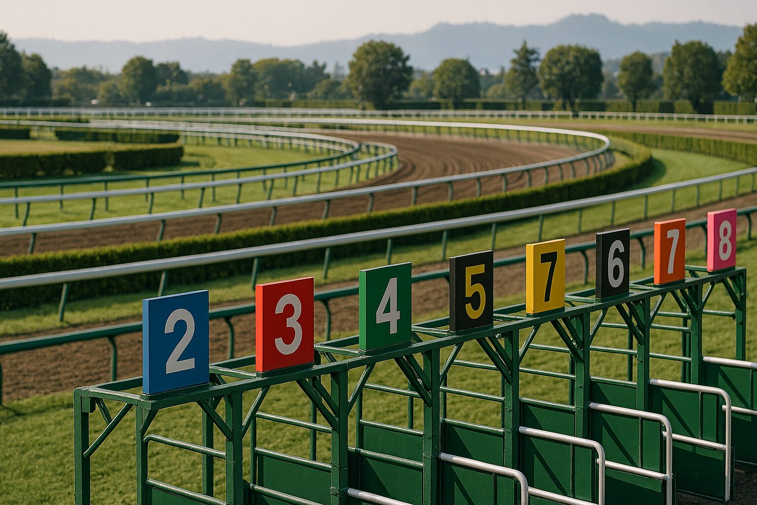競馬枠有利を示すスタートゲート