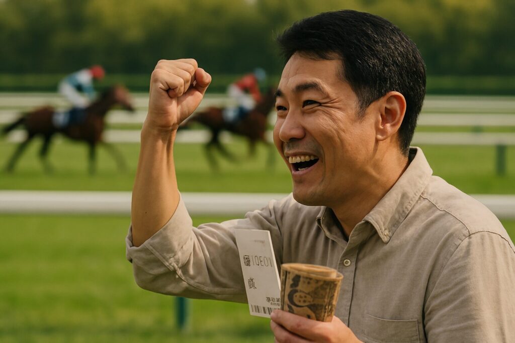 競馬で勝ってる人の特徴を示す画像