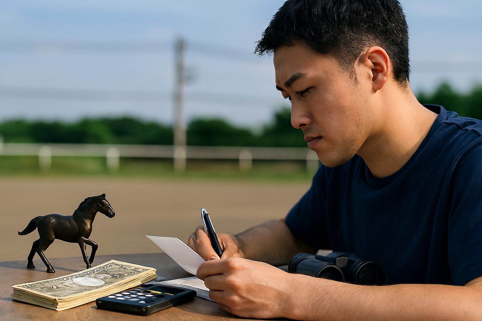 合成オッズ考え方を検討する日本人男性