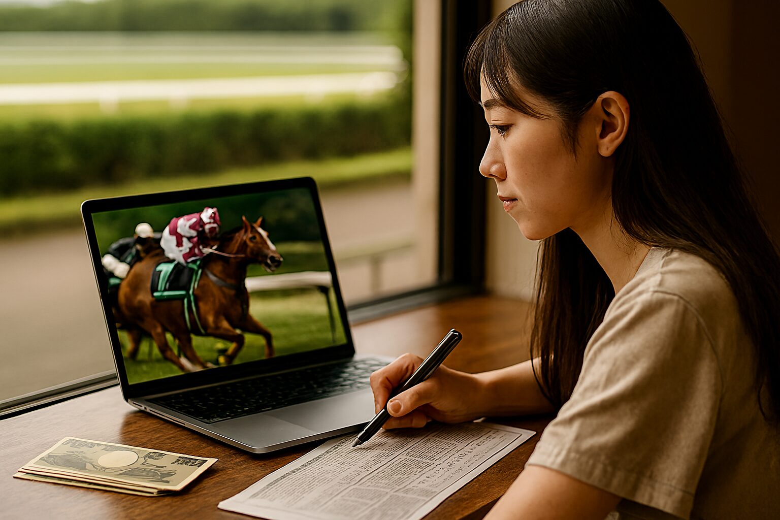 競馬 大口投票 調べ方を考える日本人女性