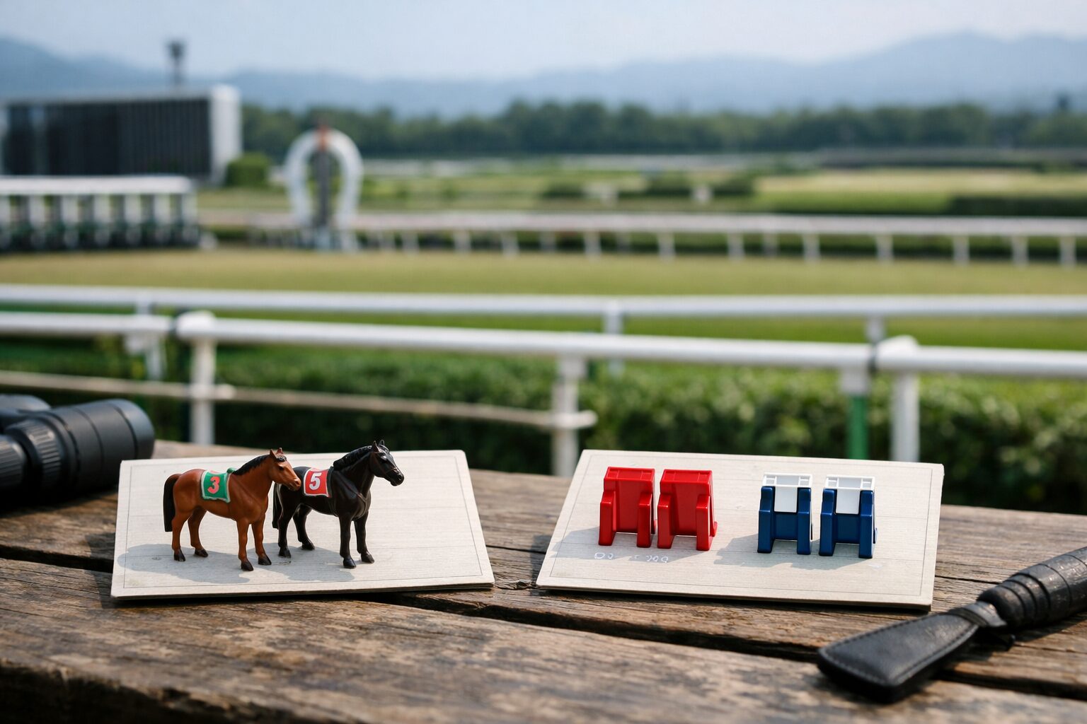 馬連と枠連の違いを示す図