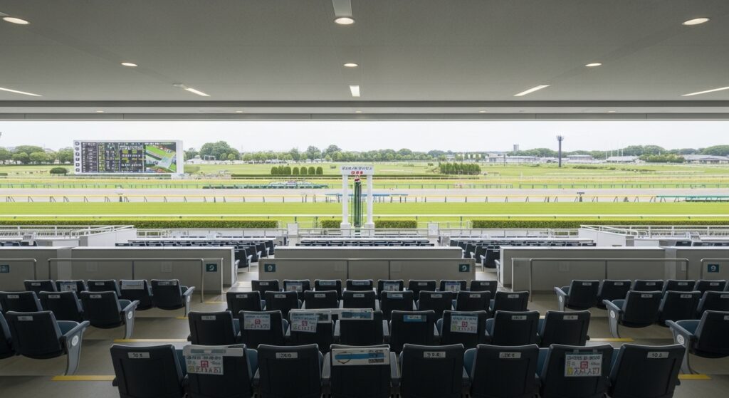 新潟競馬場の指定席エリア全体図