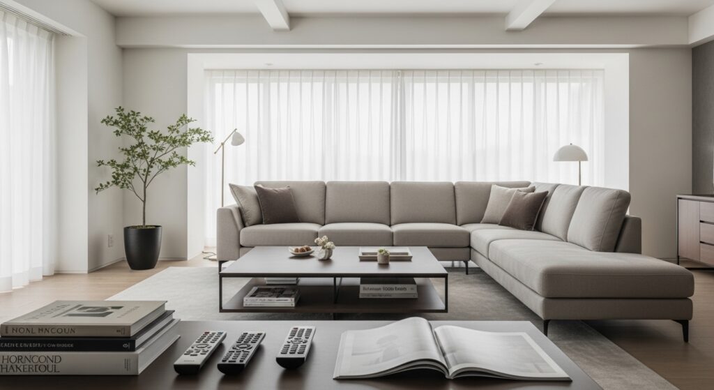 高級住宅の外観と広い敷地の様子