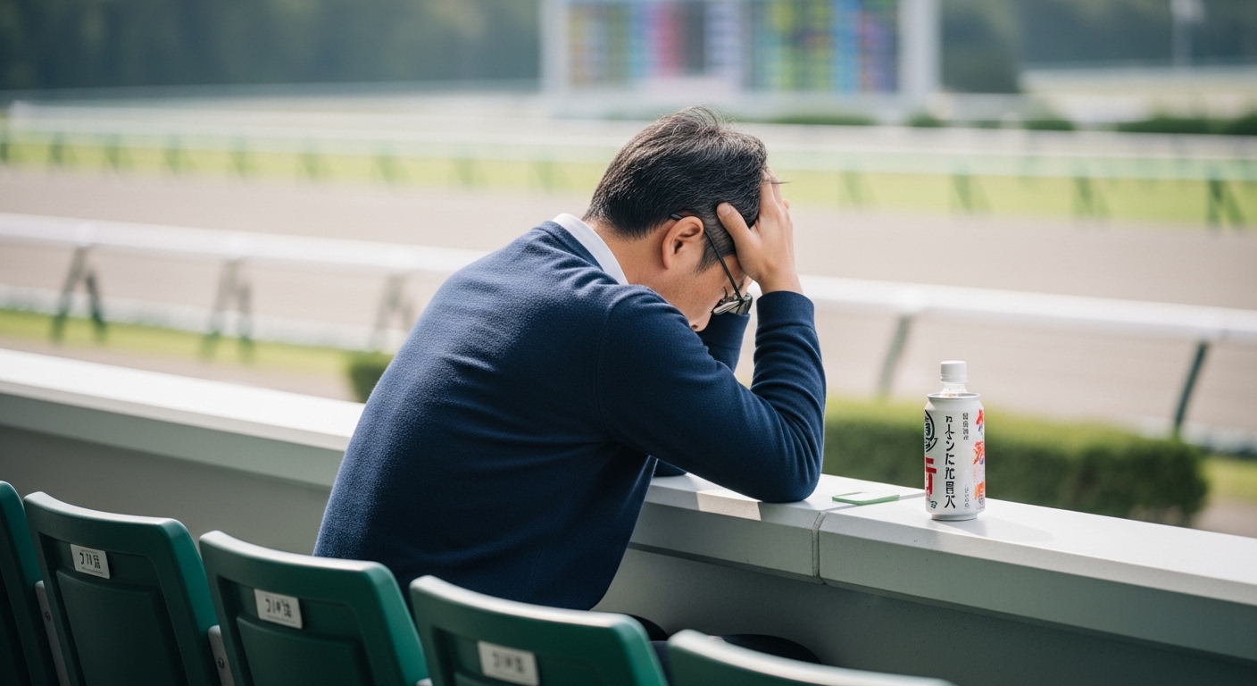 裏競馬の手口を調べる日本人男性