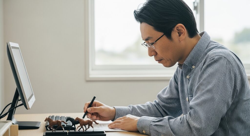 ボックス買いを検討する日本人男性