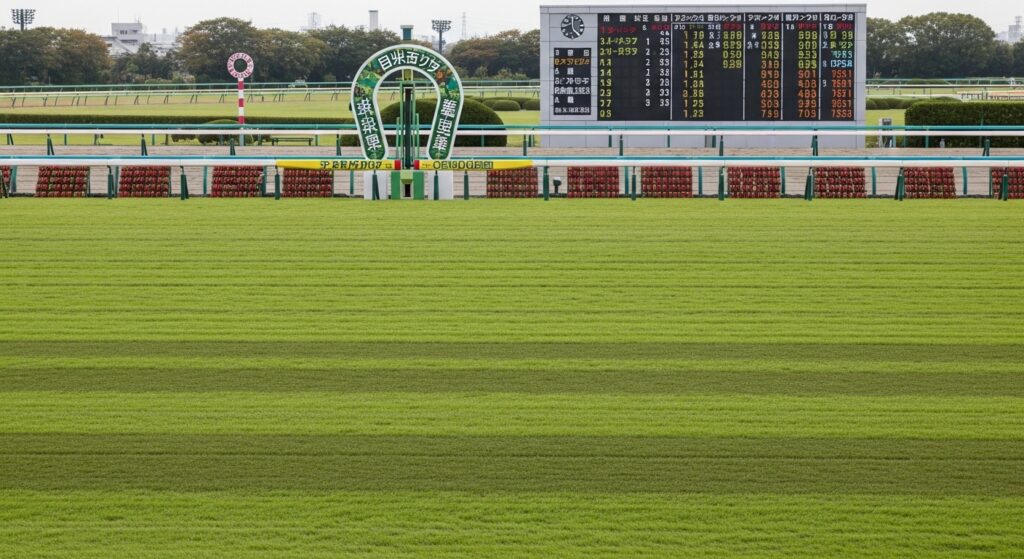京都競馬場のクッション値と馬場傾向の比較図