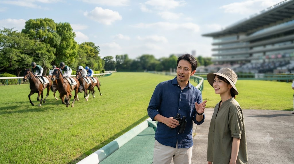 新潟1000直の特徴や外枠有利とされる傾向を踏まえた競馬予想のポイントを表すイメージ画像