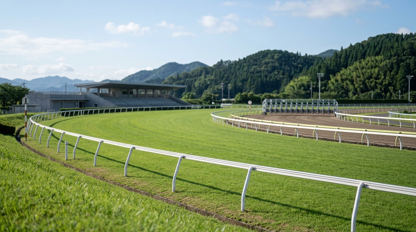 WIN5を2頭ずつ選ぶ買い方や競馬の点数配分をイメージさせる予想表とレース情報を表したイメージ画像