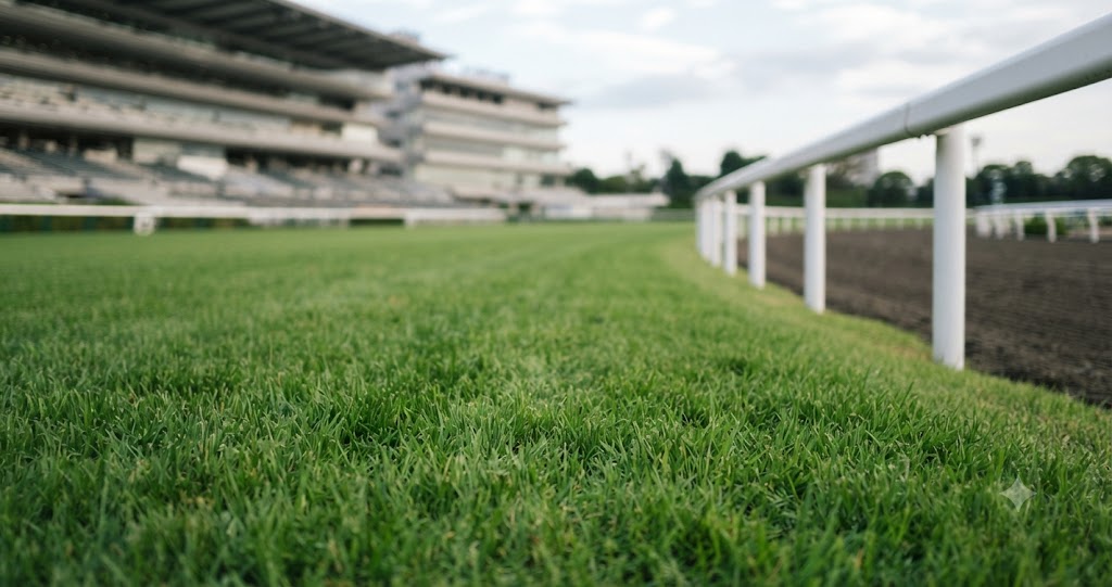 阪神競馬場の芝コース状態を表すイメージ画像