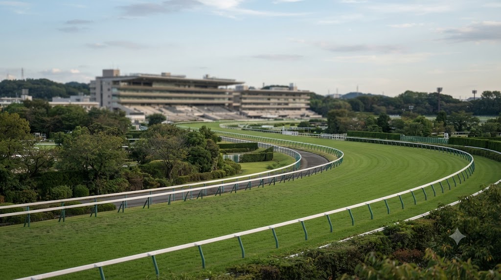 中山競馬場1600mコース形状を表すイメージ画像